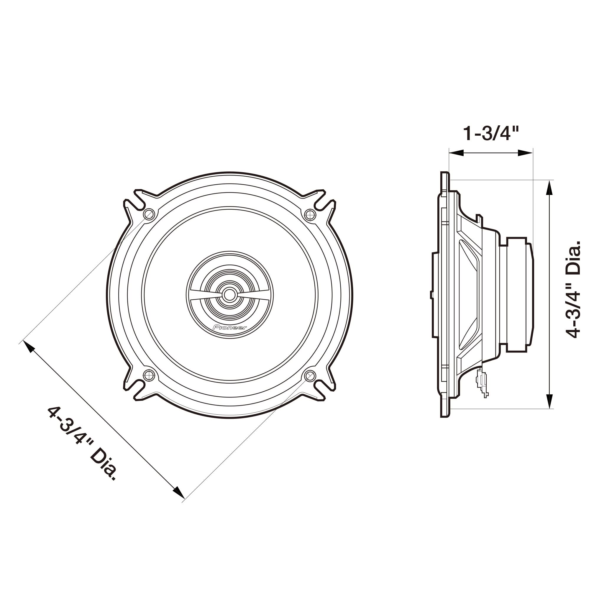 Pioneer TS-G520 - Image 4