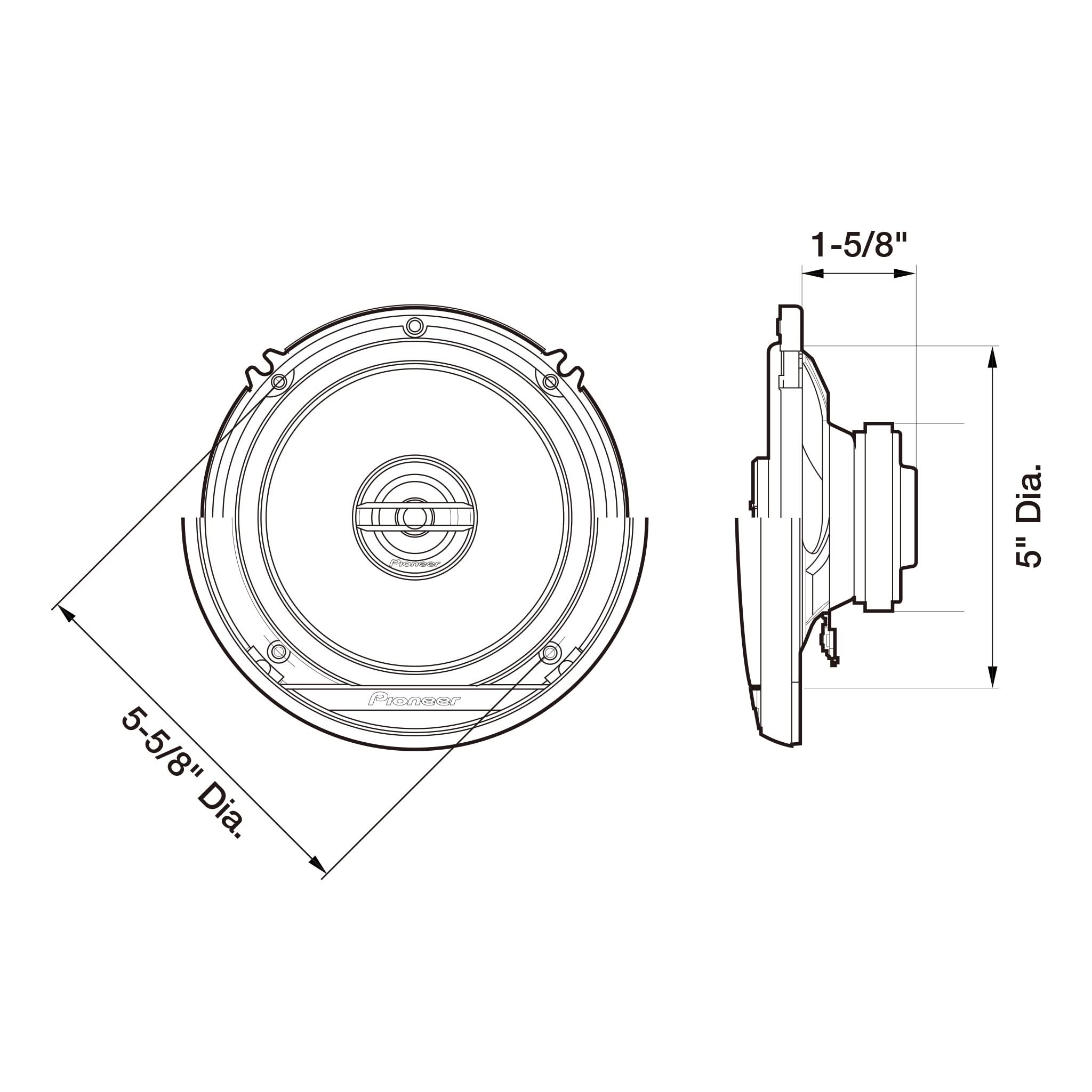 Pioneer TS-G650 - Image 4